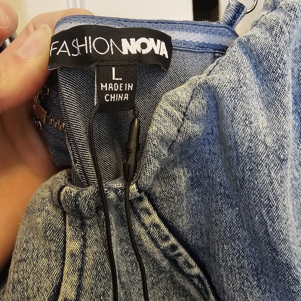 Fashion Nova Blue Denim Dress - Picture 4 of 6